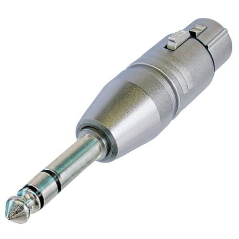 Adaptateur XLR Femelle 3 Pôles à Prise Stéréo 1/4 (Neutrik NA3FP)