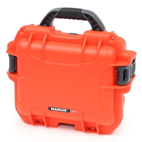 Nanuk 905 Orange Case with Foam