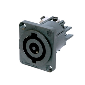 Connecteur Speakon Châssis Mâle 3 Contacts 32A (Neutrik NAC3MP-HC)