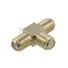 T Type F Connector Triple Female