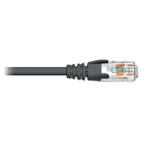 BlueDiamond CAT5e Patch Cable - Black, 1.5'