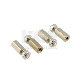 Espaceurs Filetés M3 en Laiton