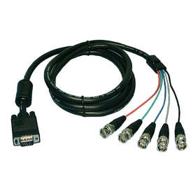 Câble de Moniteur RGB 10' HD15 Mâle à 5 BNC Mâles