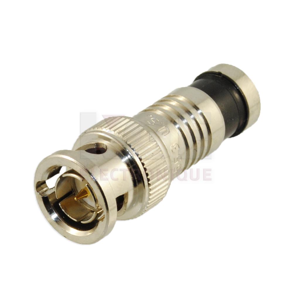 Connecteur BNC Mâle à Compression pour RG59