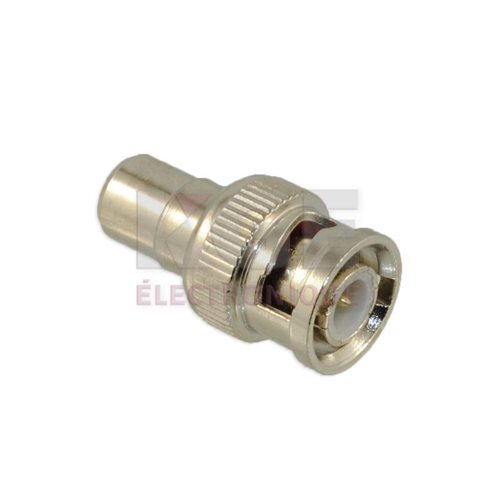 Adaptateur BNC Mâle à RCA Femelle