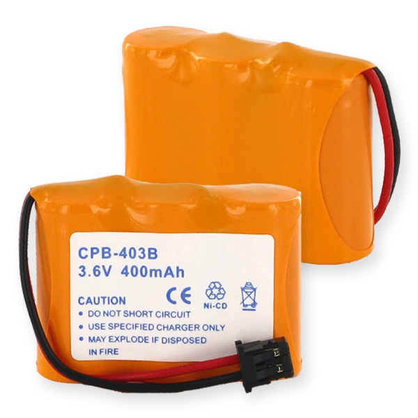 3X2 / 3AA Ni-CD 400mAh Battery with B Connector