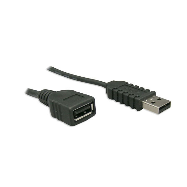 Extension USB 2.0 AA M/F BlueDiamond - Noir, 10'