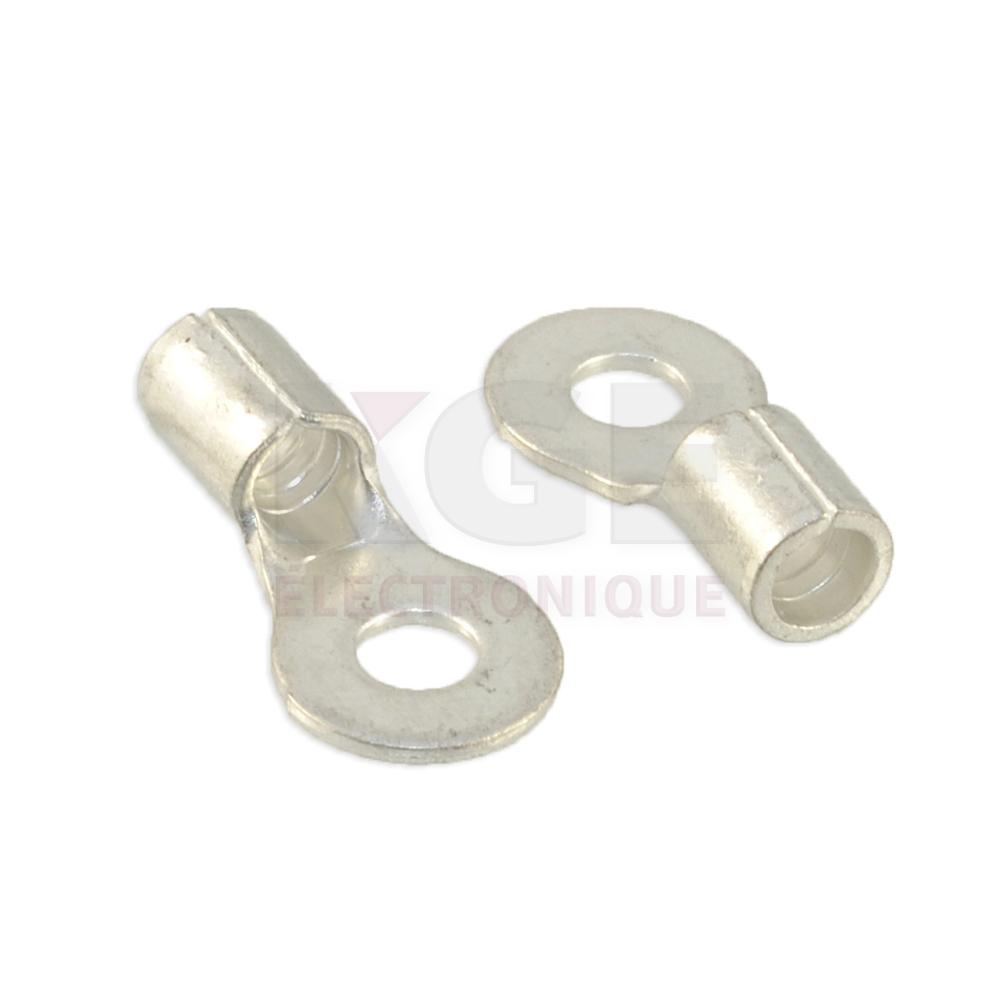8G #10 Nylon Insulated Ring Connector - 2 Pack