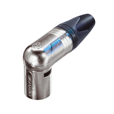 Right Angle 3 Contact Male XLR Connecotr (Neutrik NC3MRX)
