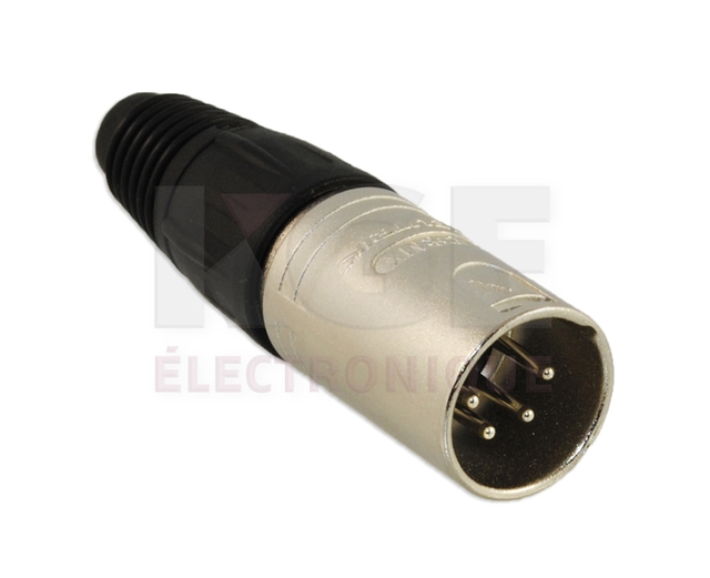 4 Contact Male XLR Connector (Neutrik NC4MX)