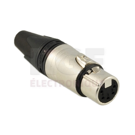 5 Contact Female XLR Connector (Neutrik NC5FX)