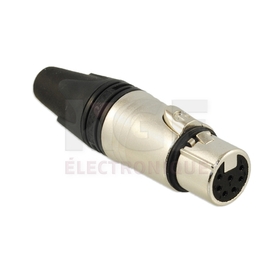 Connecteur XLR Femelle 7 Contacts (Neutrik NC7FX)