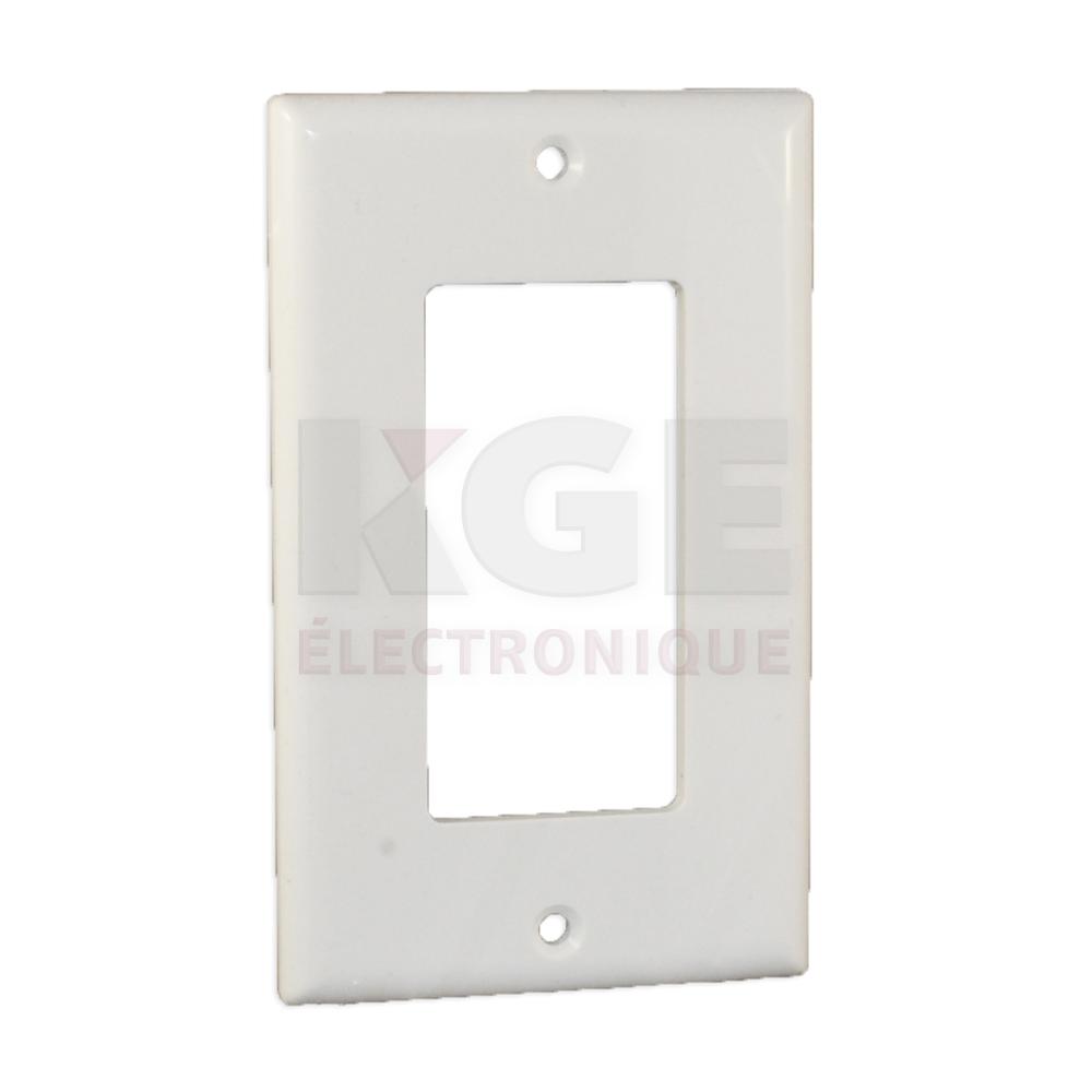 Plaque Murale Décora en Plastique Flexible 1 Port