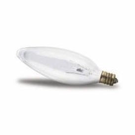 Ampoules de Chandelier 40W B10 Claires Paquet de 2