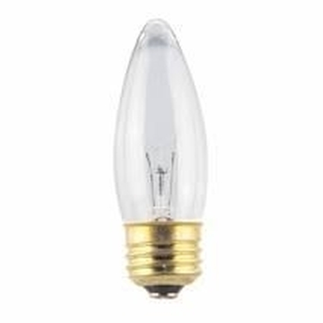2-Pack Clear B11 60W Chandelier Bulbs