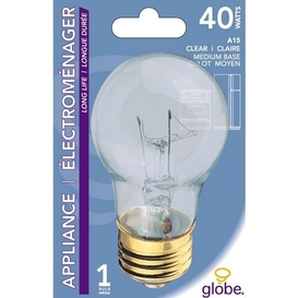 Ampoule pour Électroménagers 40W A15 Claire
