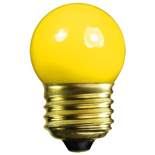 Lumière d'indication 7.5W S11 Jaune Opaque