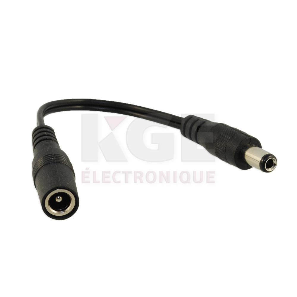 2.1 x 5.5mm Jack - 2.5 x 5.5mm Plug