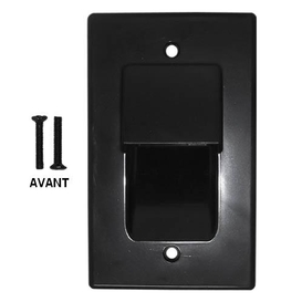 Cable Pass-Through Wall Plate - Single Gang