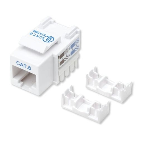 Fiche Keystone Cat6 - Blanche