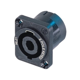 Connecteur Speakon Châssis Mâle 2 Contacts (Neutrik NL2MP)
