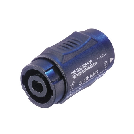 4 Contact Male Speakon Coupler (Neutrik NL4MMX)