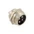 4-Pin Chassis Male Microphone Connector