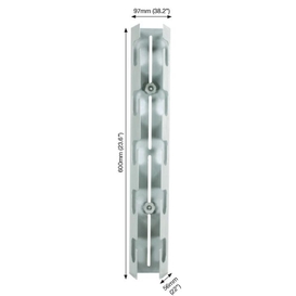 Cable Hideaway for 6-10mm Thick Glass