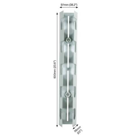 Cable Hideaway for 6-10mm Thick Glass