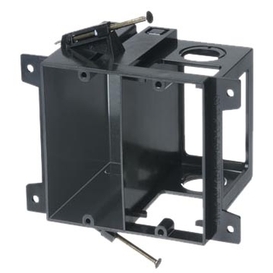 Pince pour Nouvelle Construction - Plastique, Double pour Audio/Video et Courant
