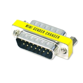 DB15 M/M Mini Gender Changer
