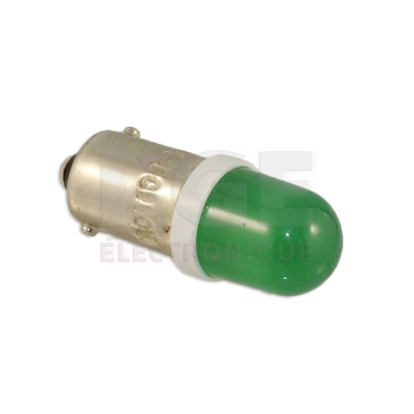 Lumière DEL à Bayonnette 120V Verte