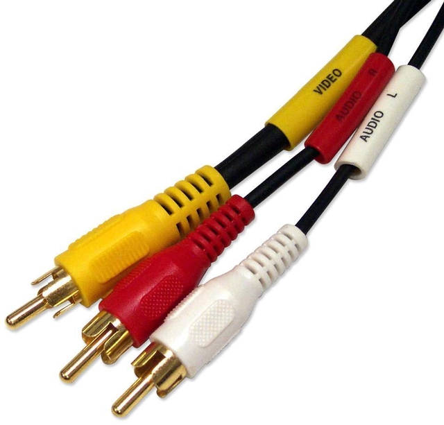 Composite Audio / Video Cable M/M - 6ft
