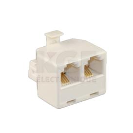 Dual Adapter - Male to 2 Female - 4 Conductor