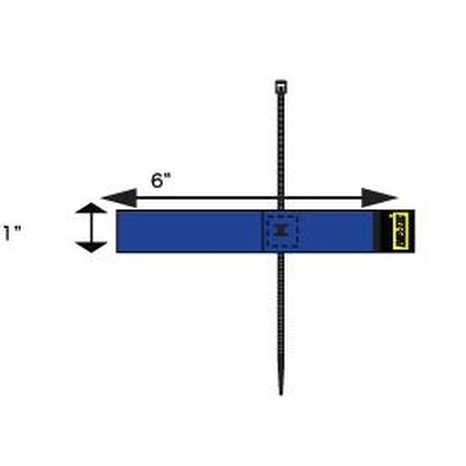 Rip-Tie Cable Hanger Black 1