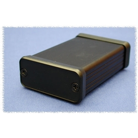 1455A1202BK - Extruded Aluminum Instrument Enclosure - Black
