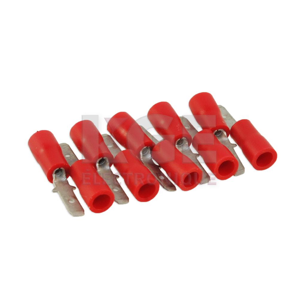 10-Pack .110 22-18 Male Quick Terminals