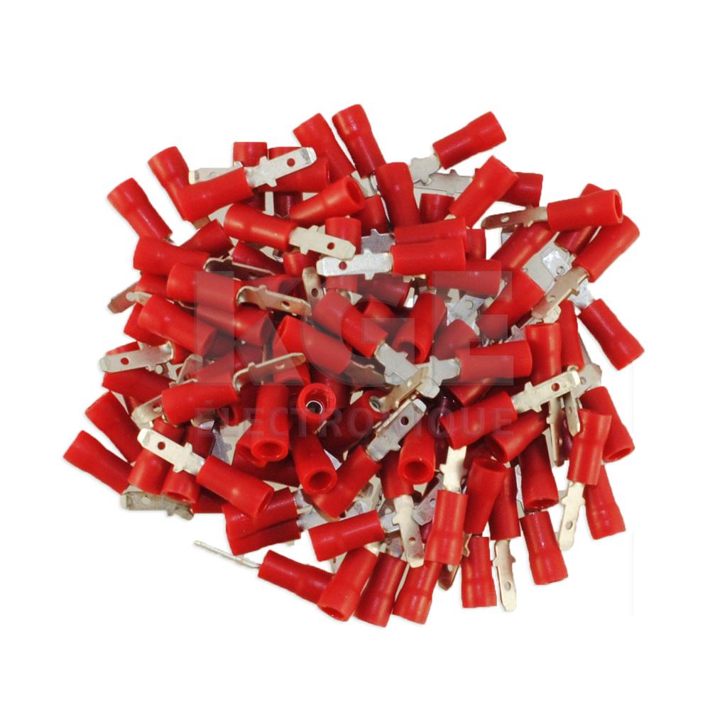 100-Pack .110 22-18 Male Quick Terminals