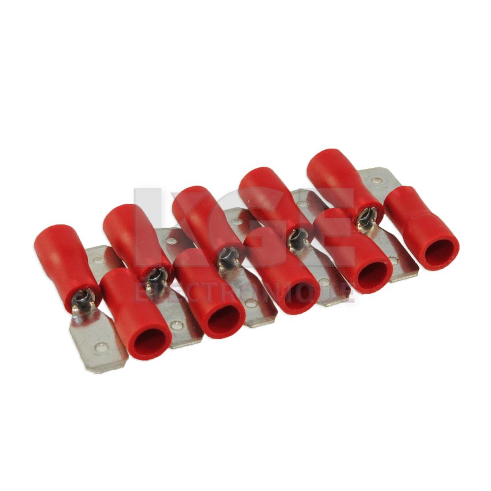 10-Pack .187 22-18 Male Quick Terminals