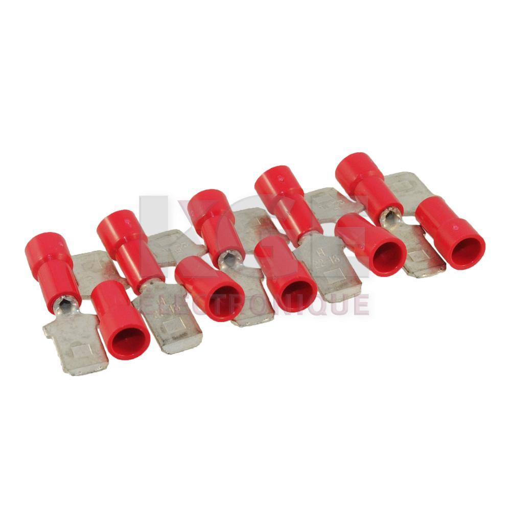10-Pack .187 22-18 Male Quick Terminals