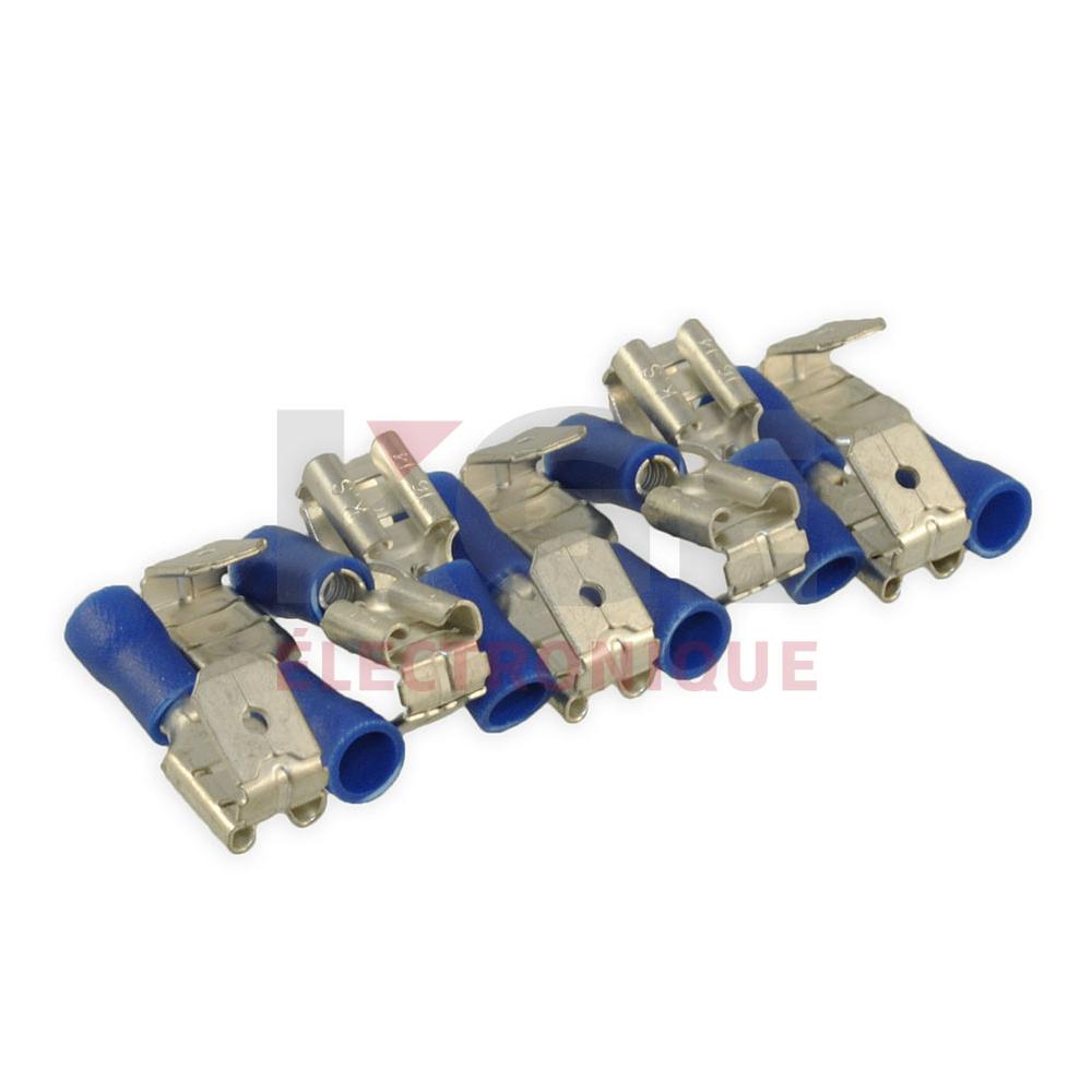 10-Pack 16-14 Insulated Piggyback Disconnects