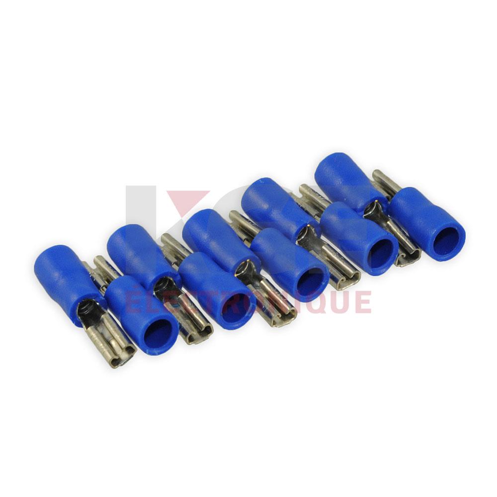 10-Pack 16-14 .110 Female Quick Connectors