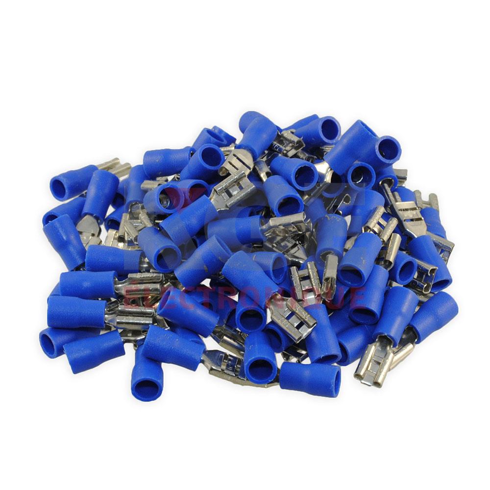 100-Pack 16-14 .187 Female Quick Connectors