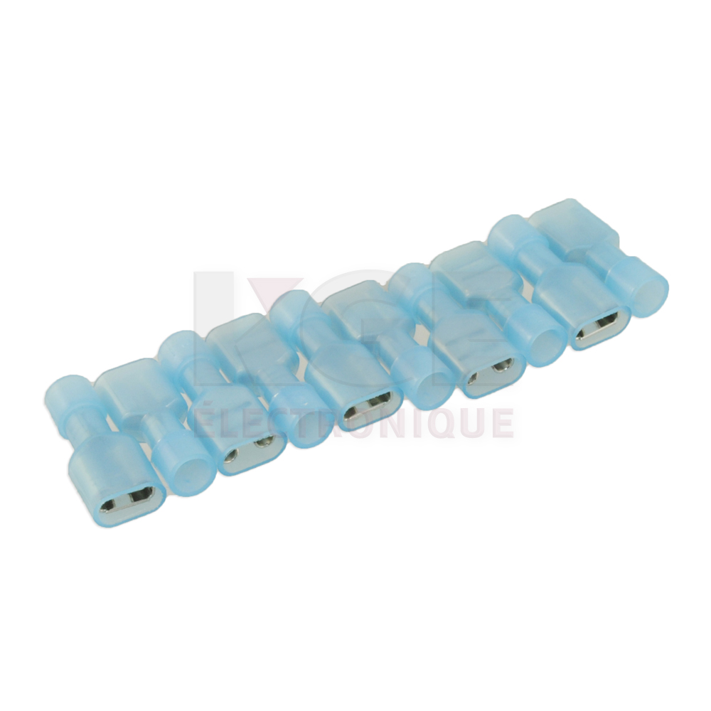 10-Pack 16-14 Female Double Bump Quick Connectors