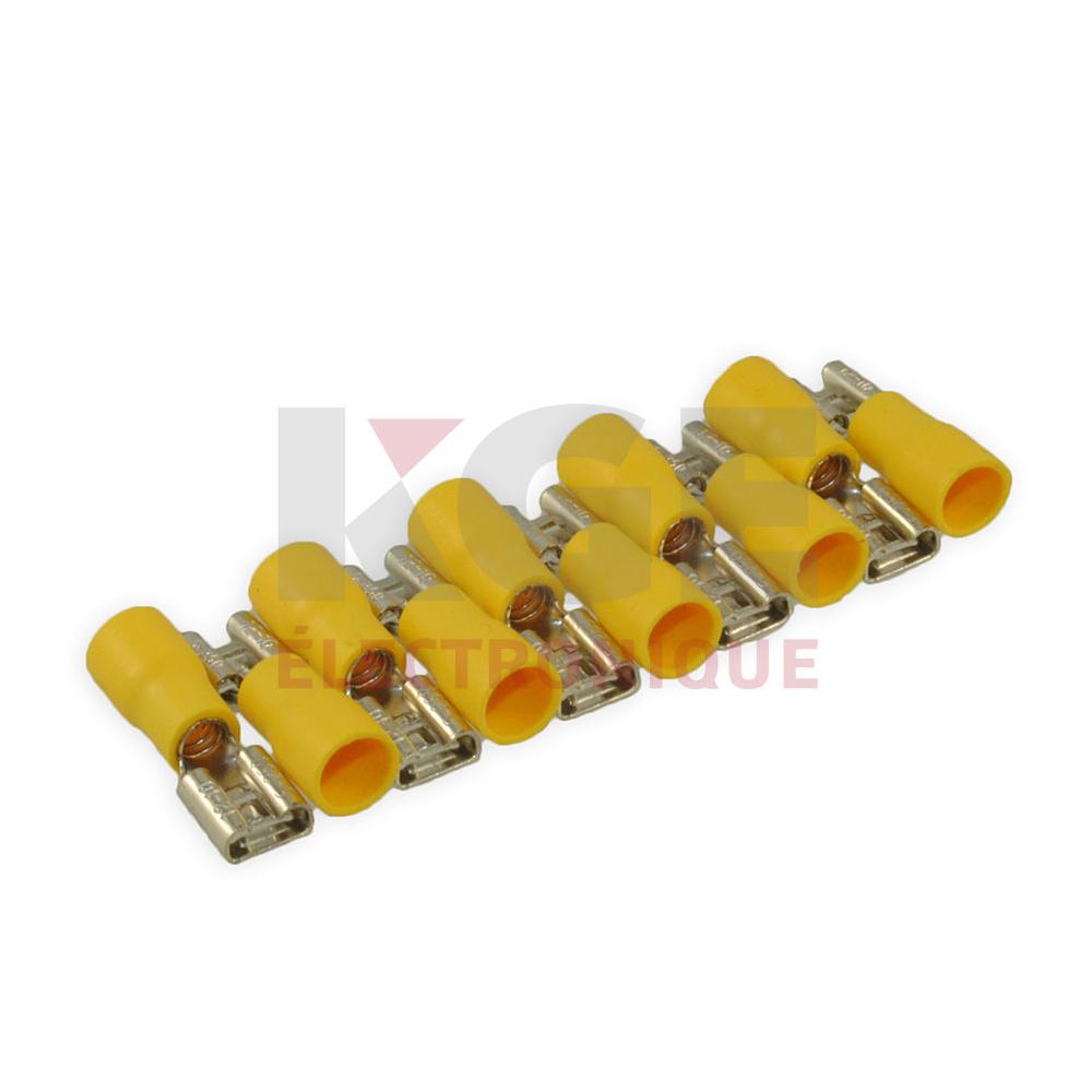 10-Pack .250 12-10 Female Quick Terminals