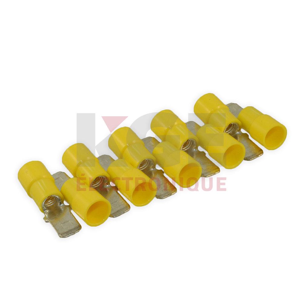 10-Pack .250 12-10 Male Quick Terminals