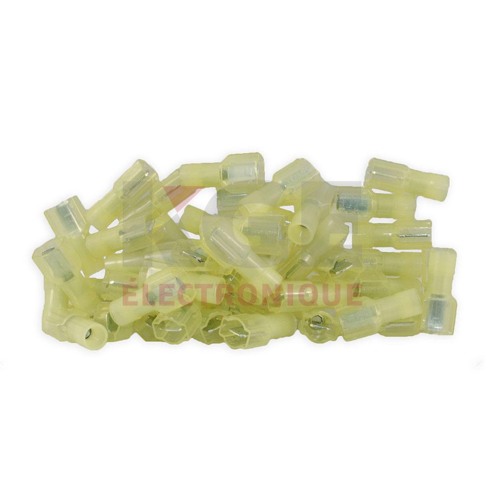50-Pack 12-10 Male Double Bump Quick Connectors