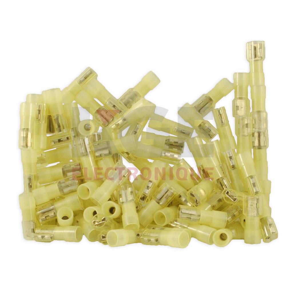 50-Pack 12-10 Female Double Bump Quick Connectors