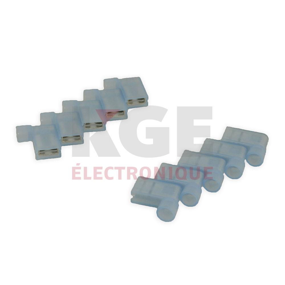 10-Pack .250 16-14 Female Flag Terminals