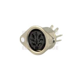 8 Pin Chassis Female DIN Connector